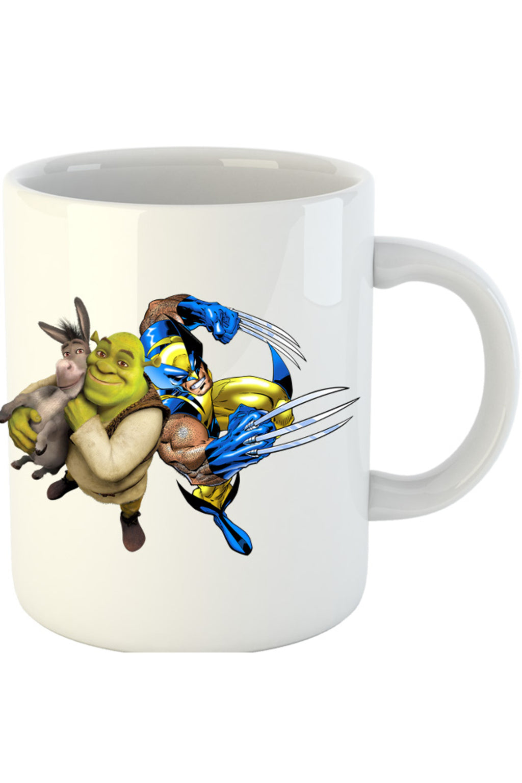 Cana Shrek Wolverine Donkey Marvel Comic Books, alba, 330 ml
