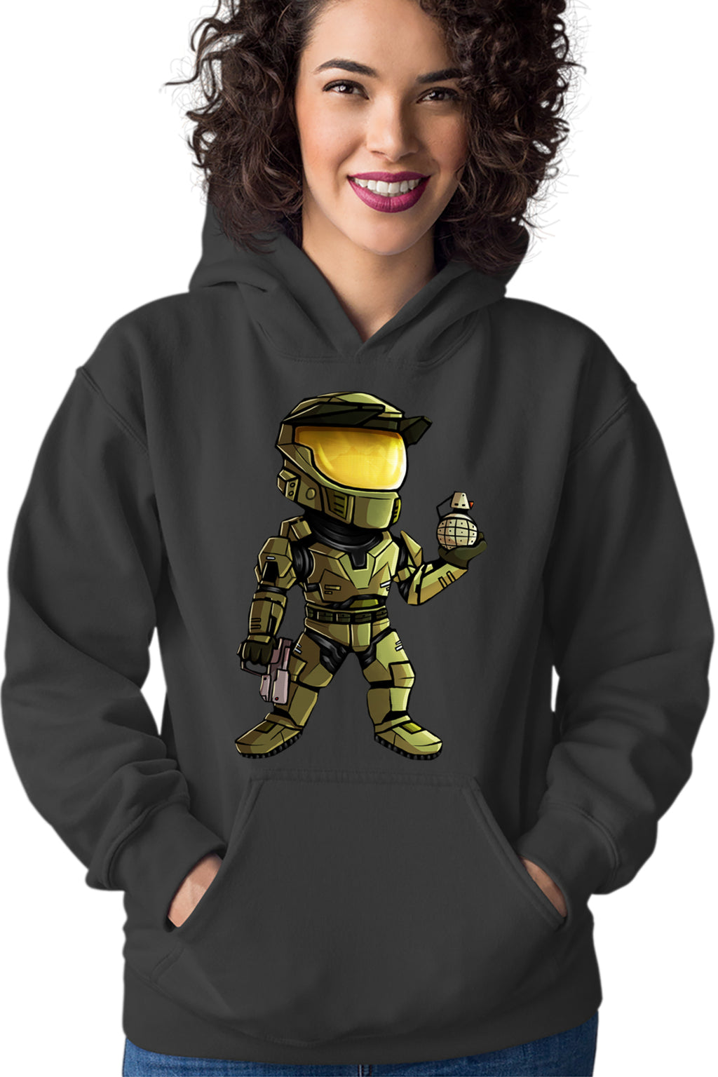 Hanorac dama Halo Grenade Combat Soldat Video Game