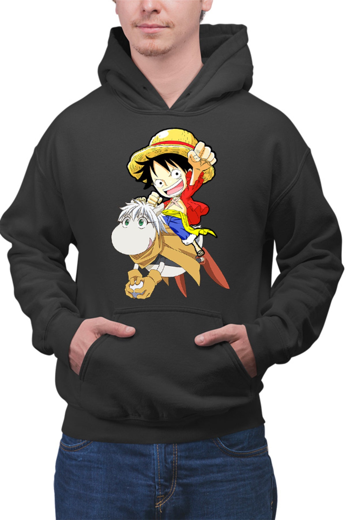 Hanorac barbati Hoshin Engi Sibuxiang Lufy One Piece Cute Animal Boruto