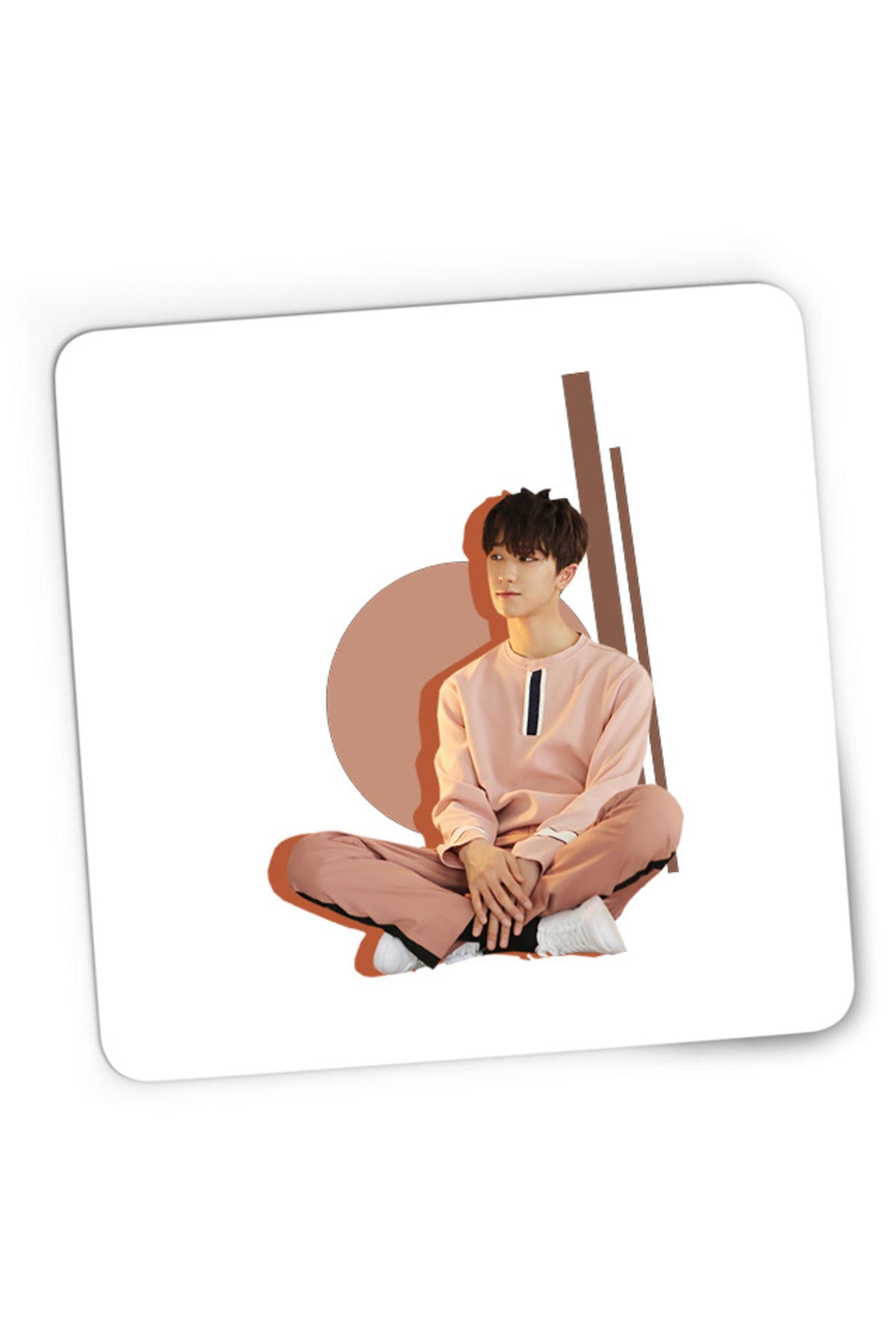 Mousepad Gaming Seventeen Alone Concept Woozi Joshua Hong Hoshi, 21x19 cm