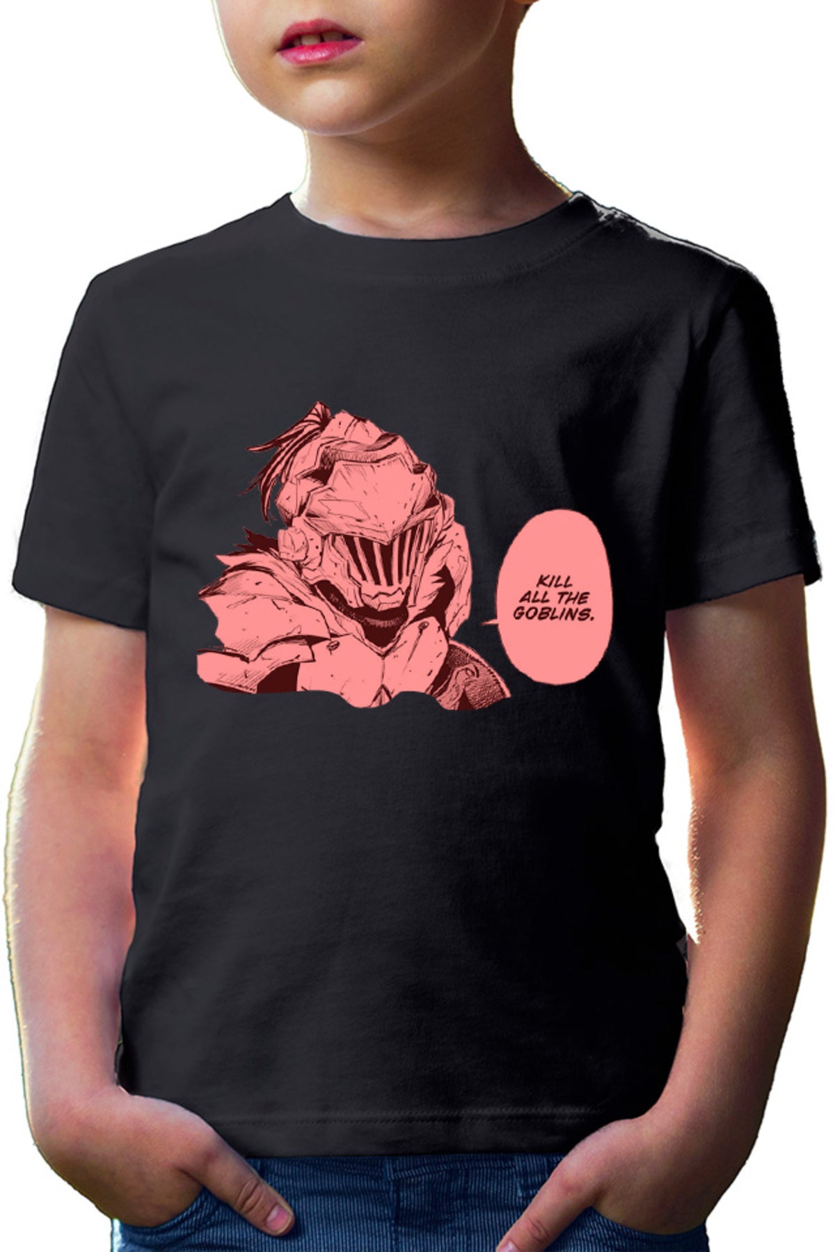 Tricou copii Goblin Slayer Kill Force Gore Anime Otaku Costume Armor