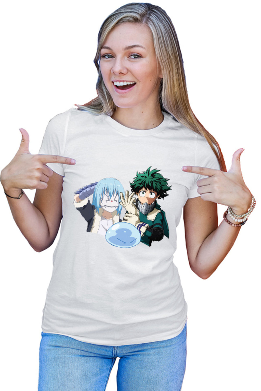 Tricou dama TenSura Hero Academia Eren Attack on Titan Rinmuru