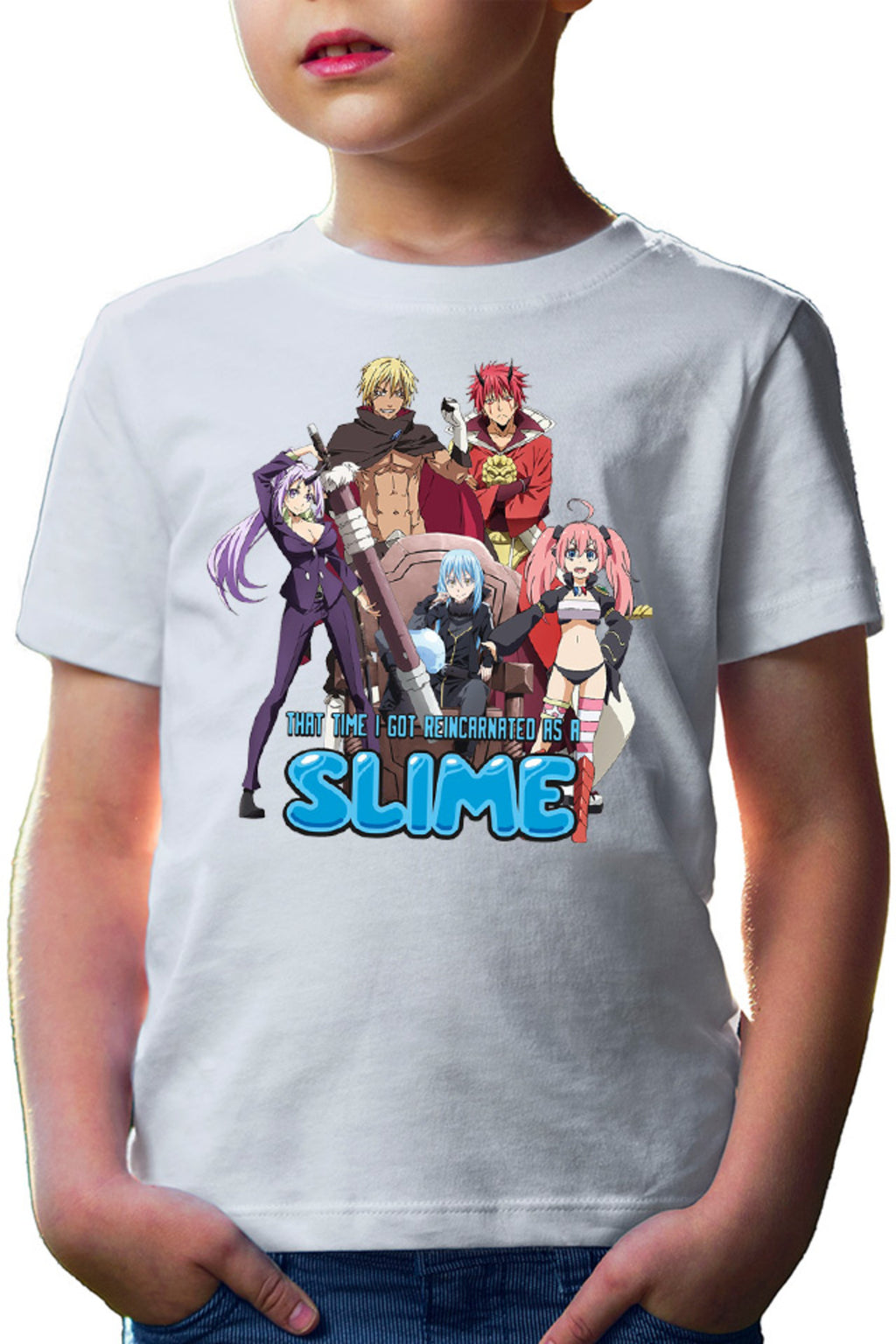 Tricou copii TenSura Slime Benimaru Veldora Rinmaru