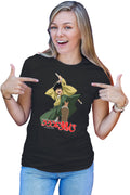 Tricou dama Rurouni Kenshin Yahiko Hit Logo Spadasin