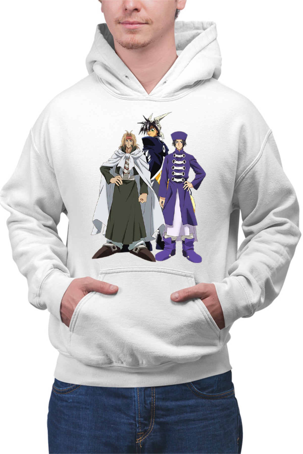 Hanorac barbati Hoshin Engi Chuuou Hiko Taikoubou God Manga Ryu Fujisaki Fantasy