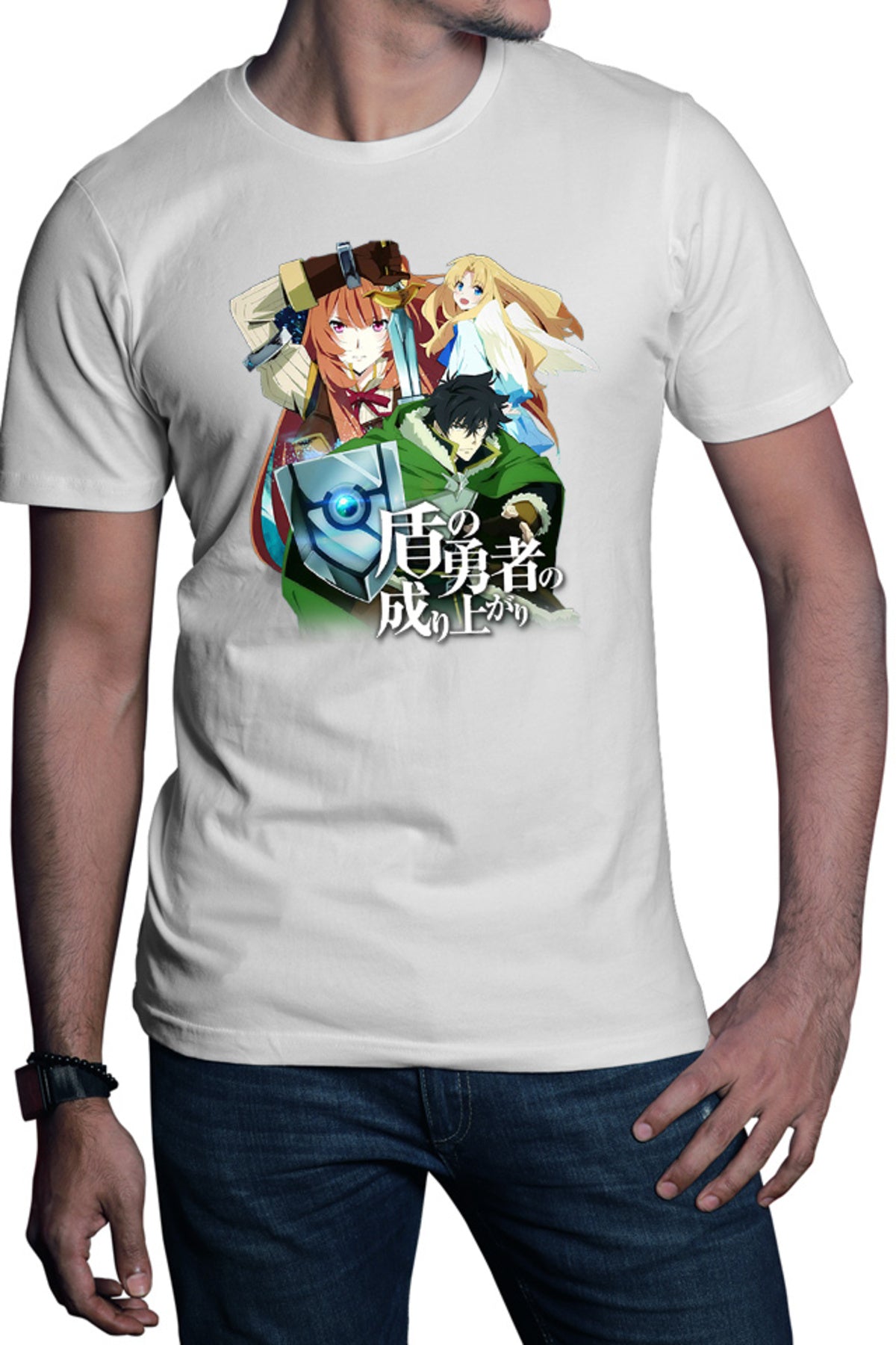 Tricou barbati Rising of the Shield Hero Naofumi Raphtalia Filo Drama Fantasy