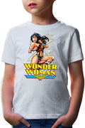 Tricou copii Wonder Woman String Energy Retro Illustration American