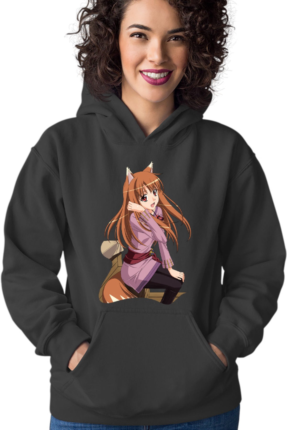 Hanorac dama Spice And Wolf Holo Desene Anime