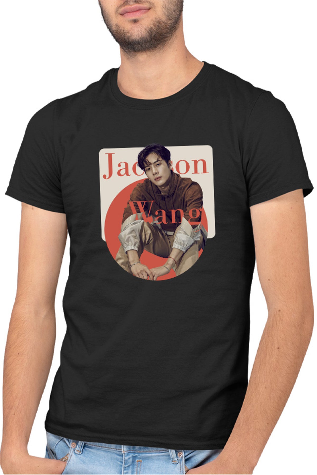 Tricou barbati Got7 Jackson Wang Chinese Rapper Dancer Multi Talent