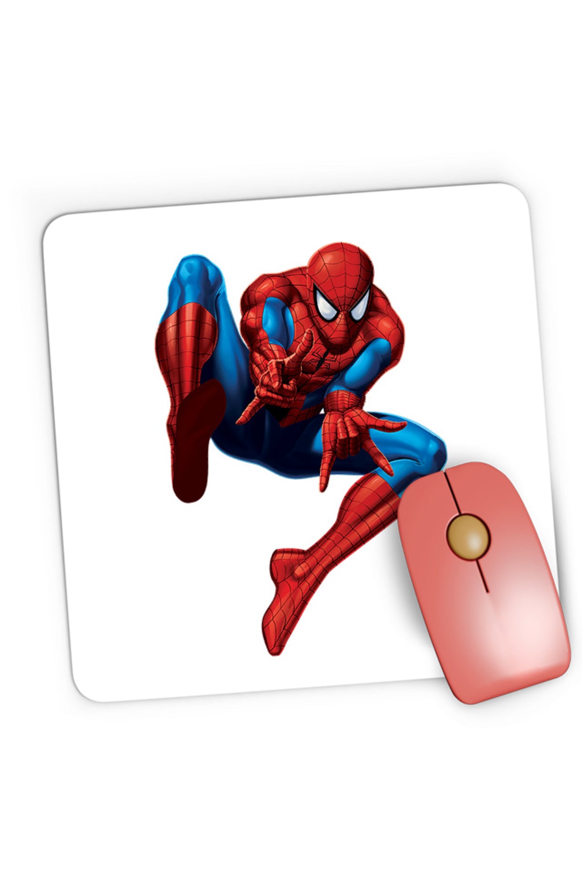 Mousepad Gaming Spiderman Web Push Supervillains Alien Bite Hero, 21x19 cm