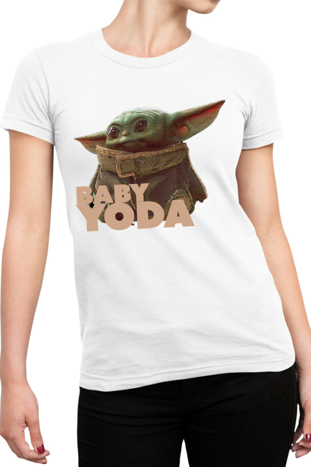 Tricou dama Baby Yoda Small Star Wars
