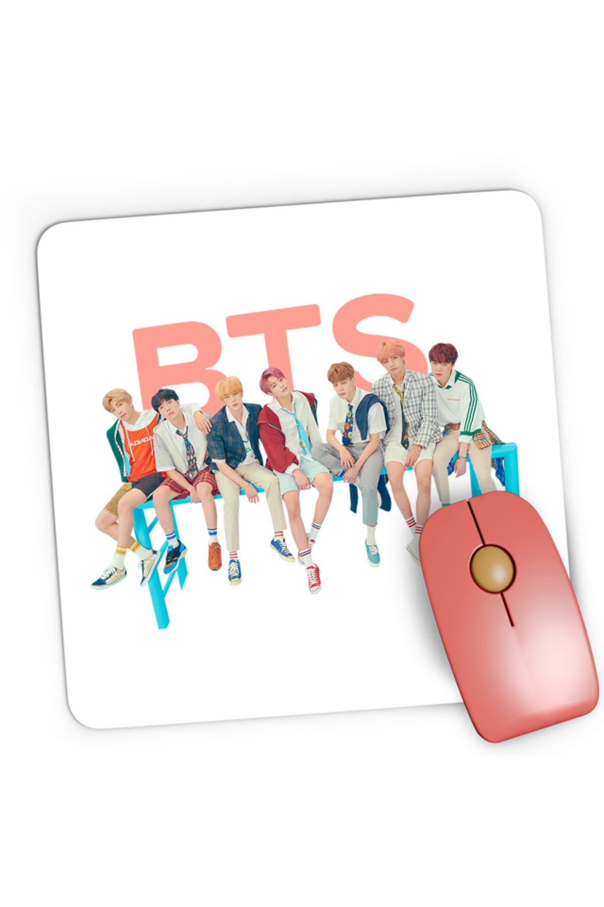 Mousepad Gaming BTS All Members DNA Era Debut World Wide, 21x19 cm