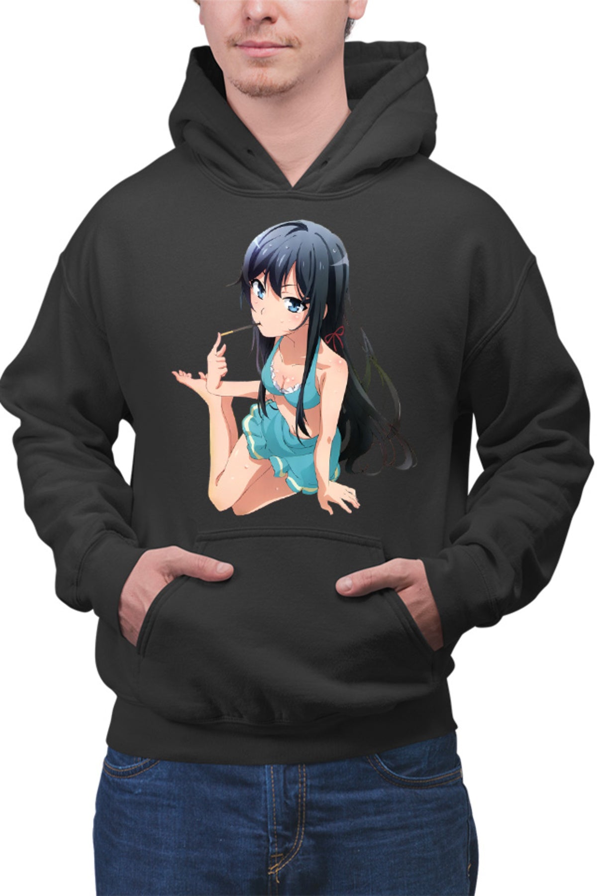 Hanorac barbati OreGairu Yukino Swim Suit Summer Pocky