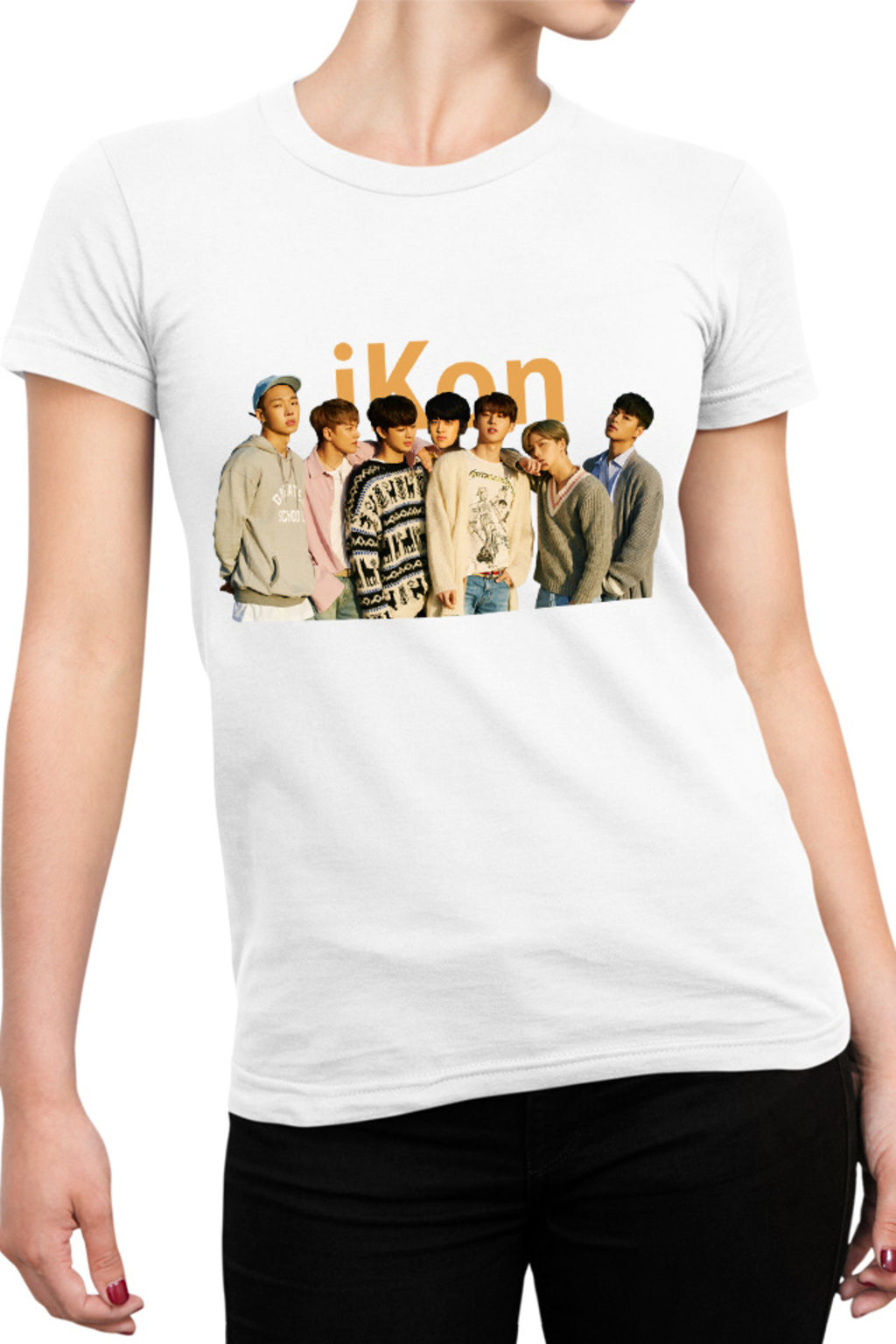 Tricou dama iKon Group Western Outfit Era ComeBack Live Stage Concert