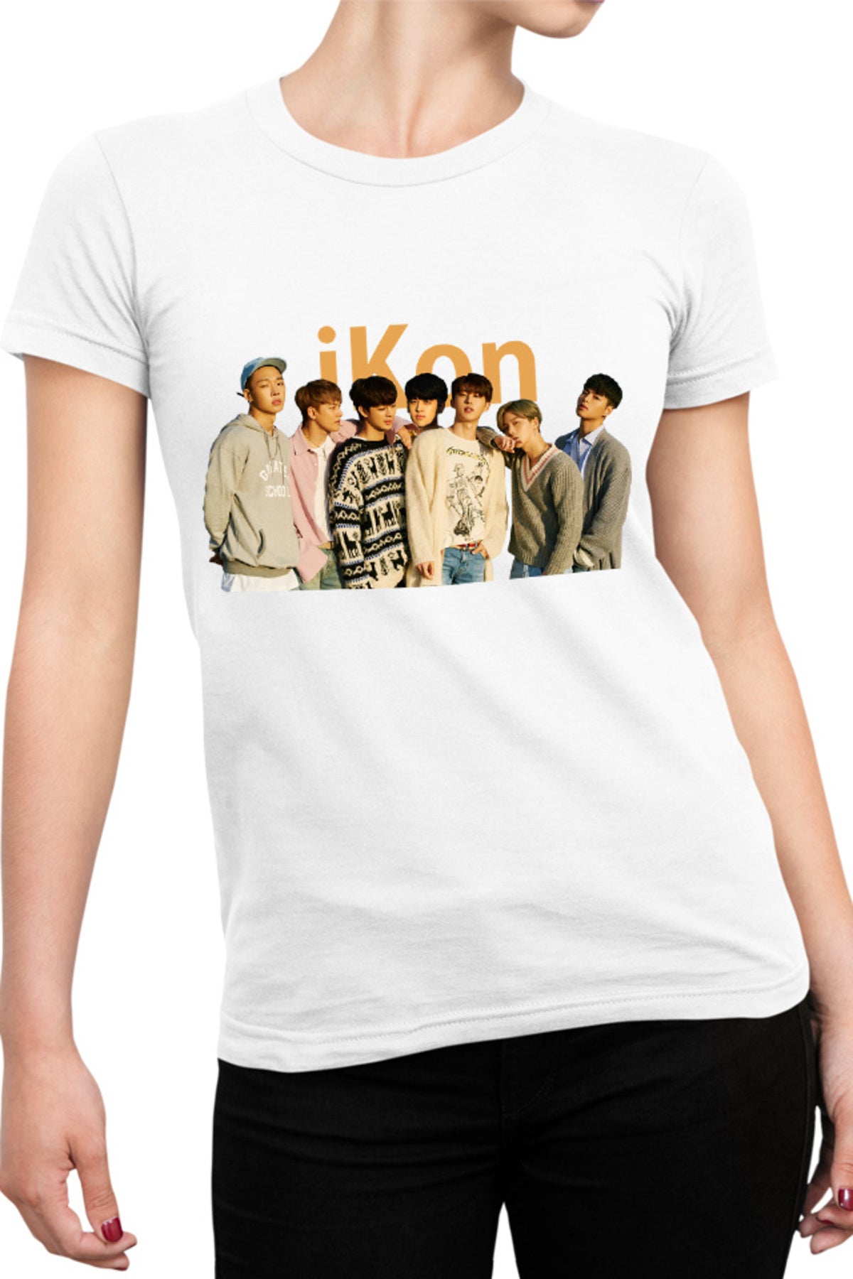 Tricou dama iKon Group Western Outfit Era ComeBack Live Stage Concert