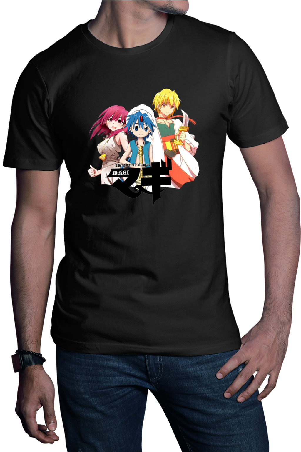 Tricou barbati Magi The Labyrinth of Magic Aladin Alibaba Morgiana