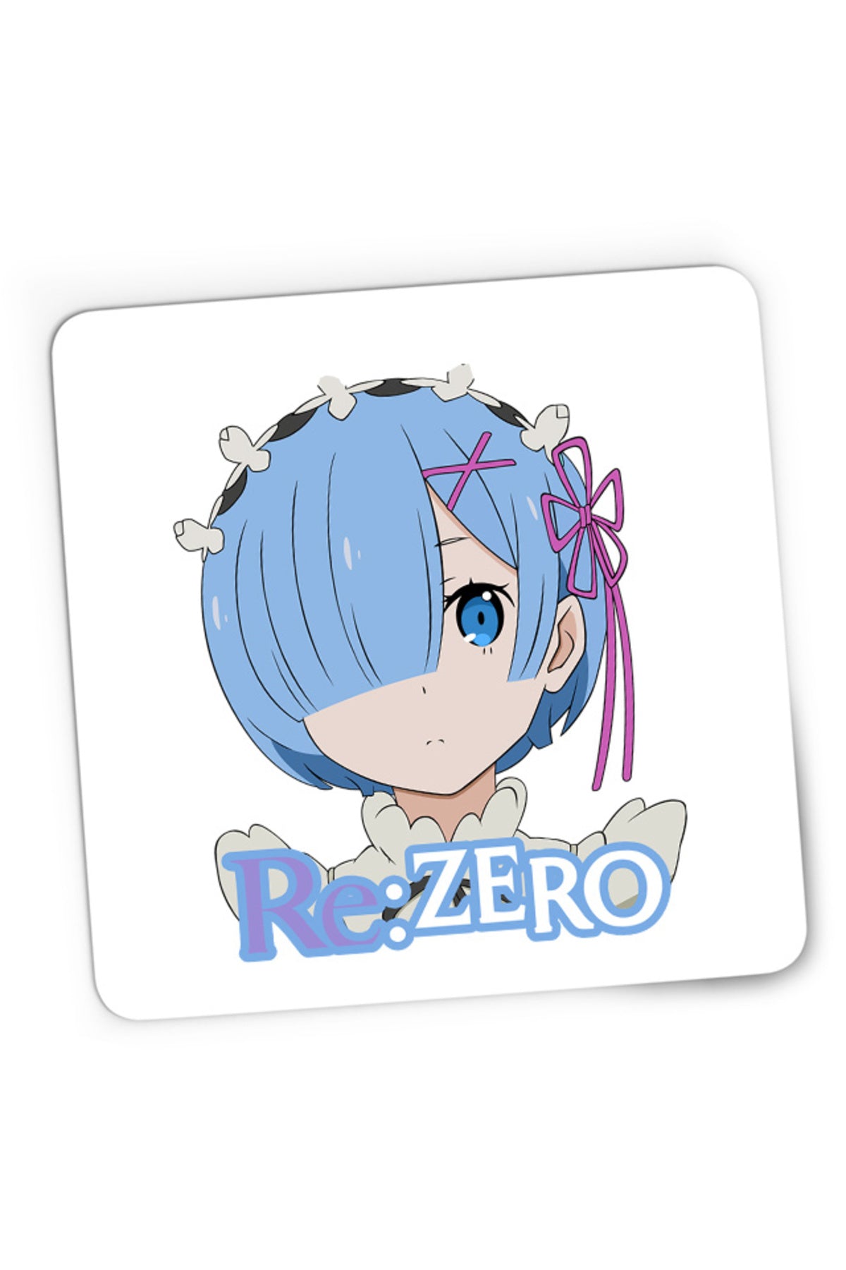 Mousepad Gaming Re Zero REM Maiden Light Novel Manga Cosplay, 21x19 cm