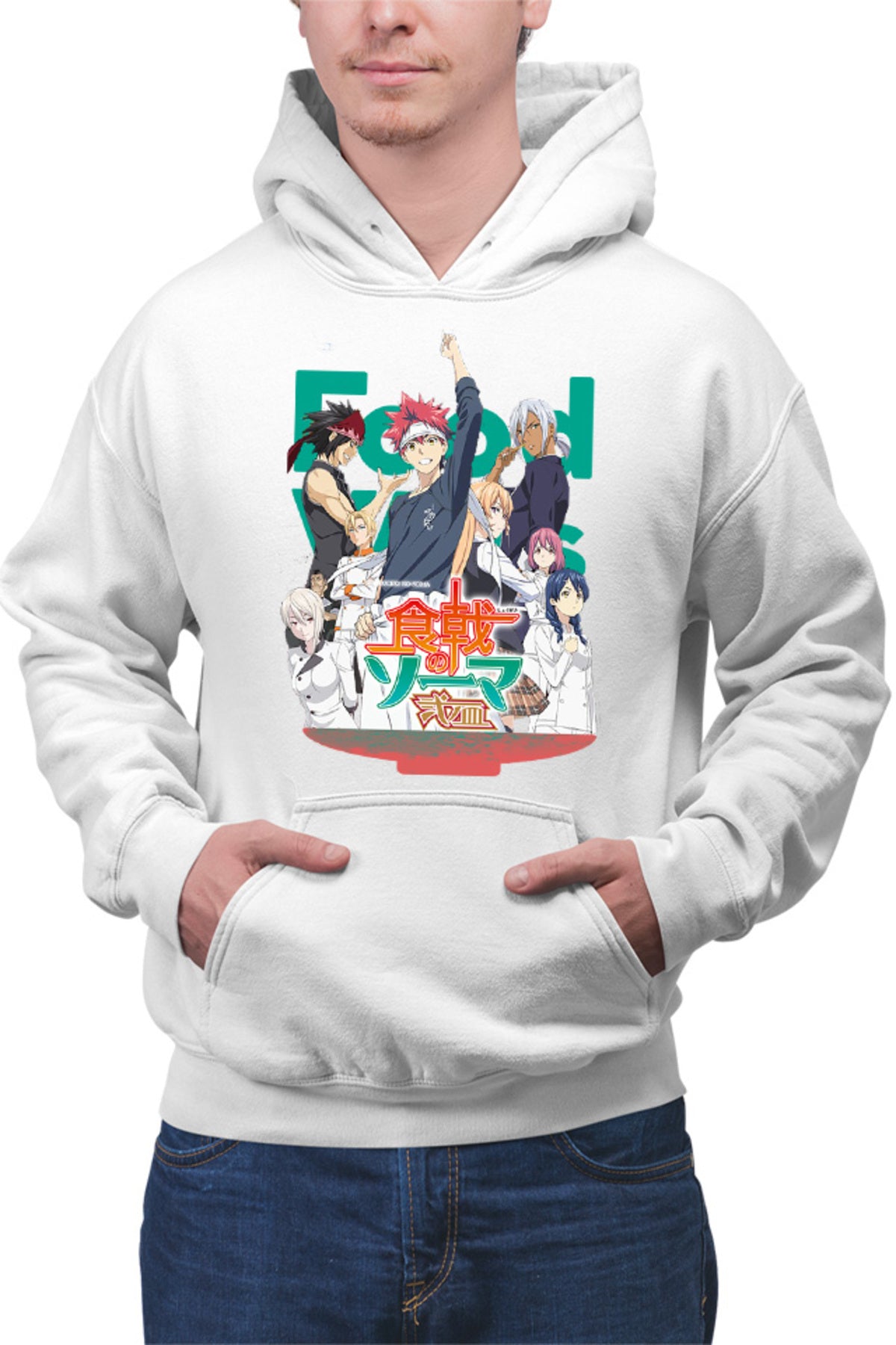 Hanorac barbati Food Wars Group Photo Souma Megumi Alice Cookers Rivals