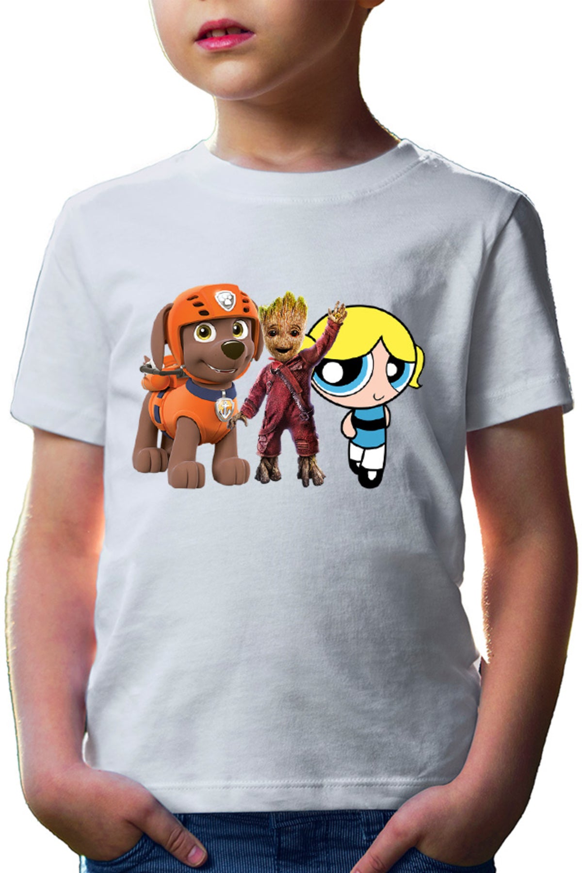 Tricou copii Baby Groot Bubble Paw Patrol Dog Blonde PowerPuff
