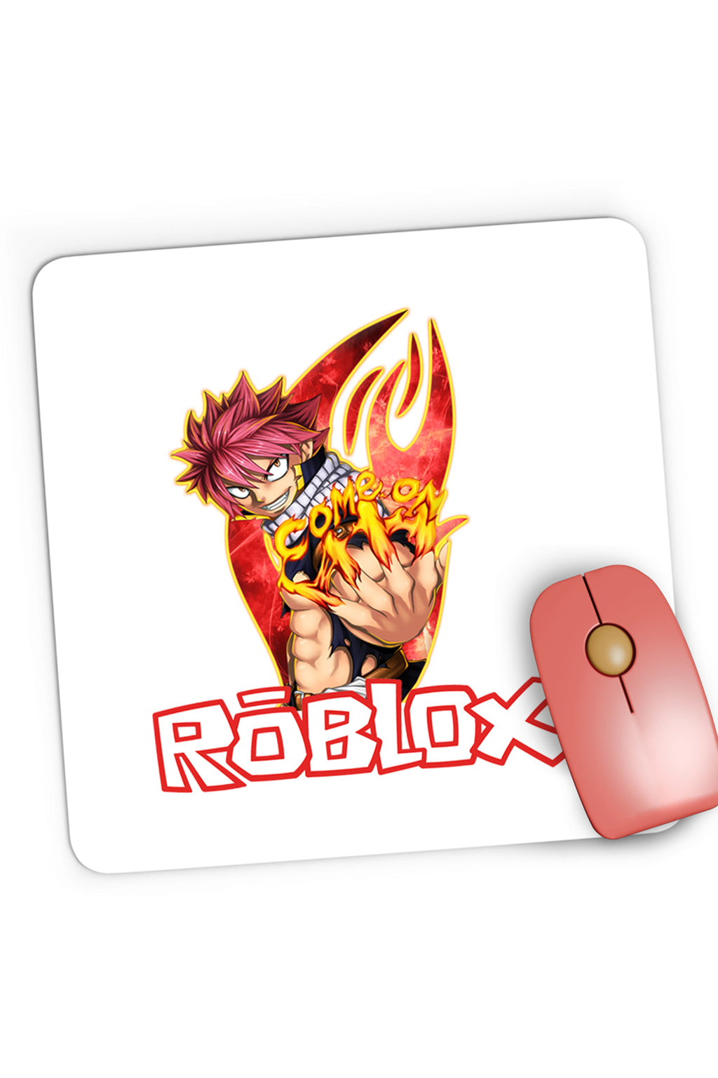 Mousepad Gaming Fairy Tail Natsu Roblox Studio Creator, 21x19 cm