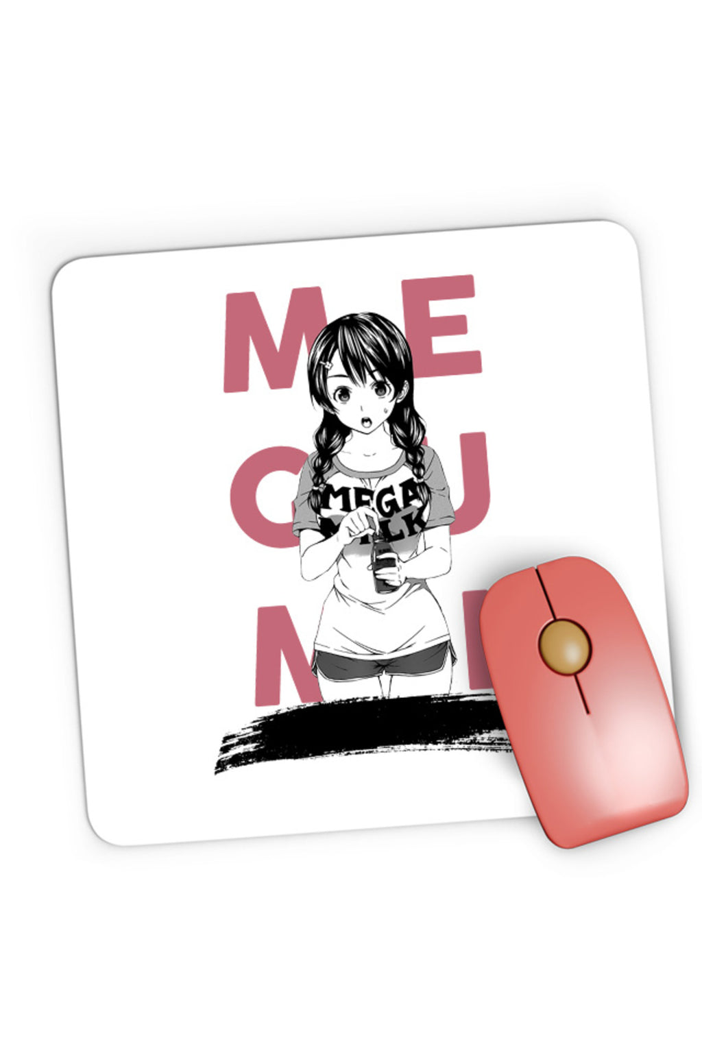 Mousepad Gaming Food Wars Megumi Casual Water Otaku, 21x19 cm