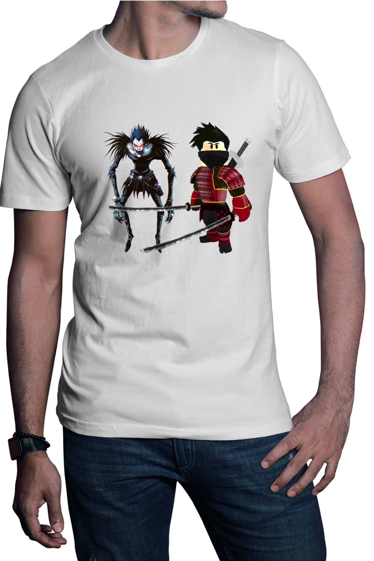 Tricou barbati Roblox Youtube Ninja Death Note Ryuk