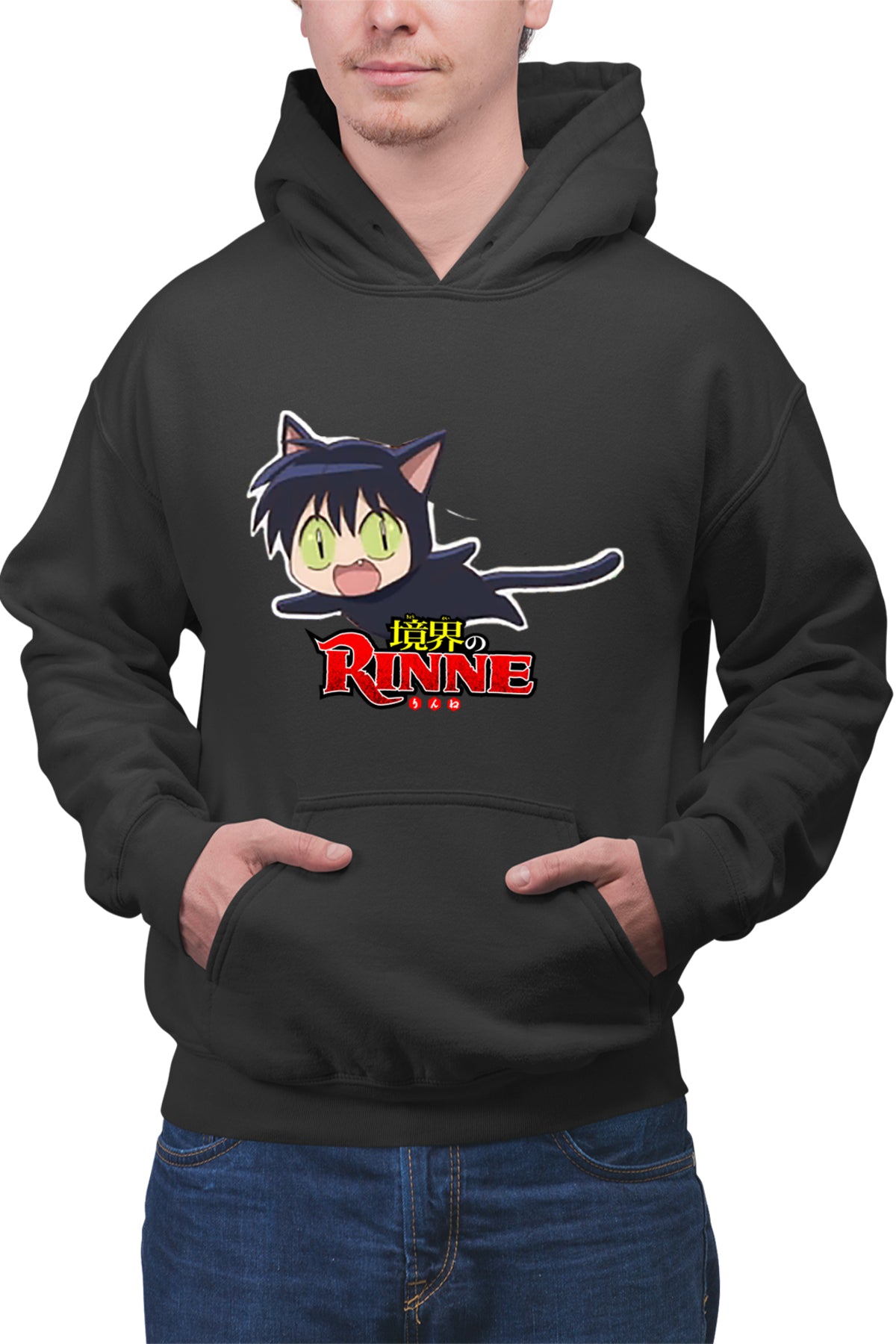 Hanorac barbati Rin-ne Rokumon Black Cat Rinne Boundary