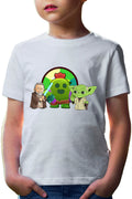 Tricou copii Brawl Stars Cactus Flower Bio StarWars Obi Wan Kenobi Yoda