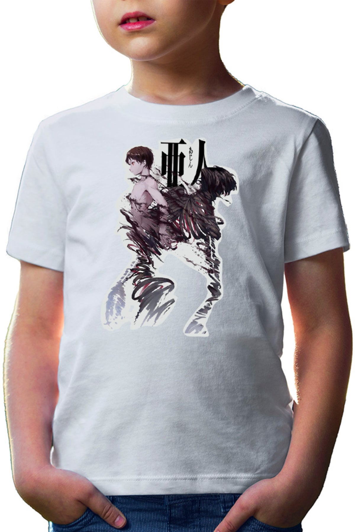 Tricou copii Ajin Non Destructive Biological Weapons Anime Cosplay