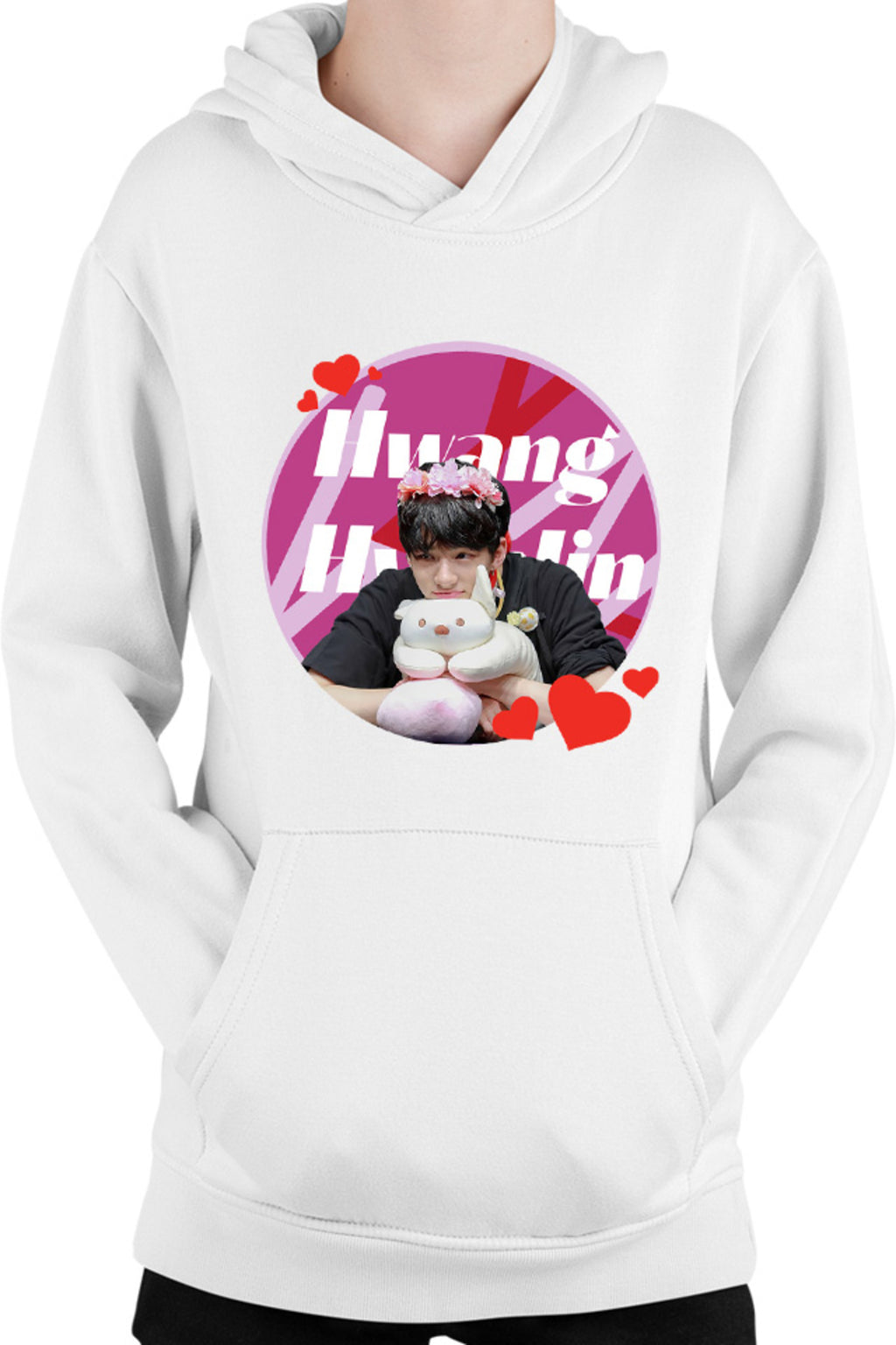 Hanorac copii Stray Kids Monogram Sketch Album Logo Hwang