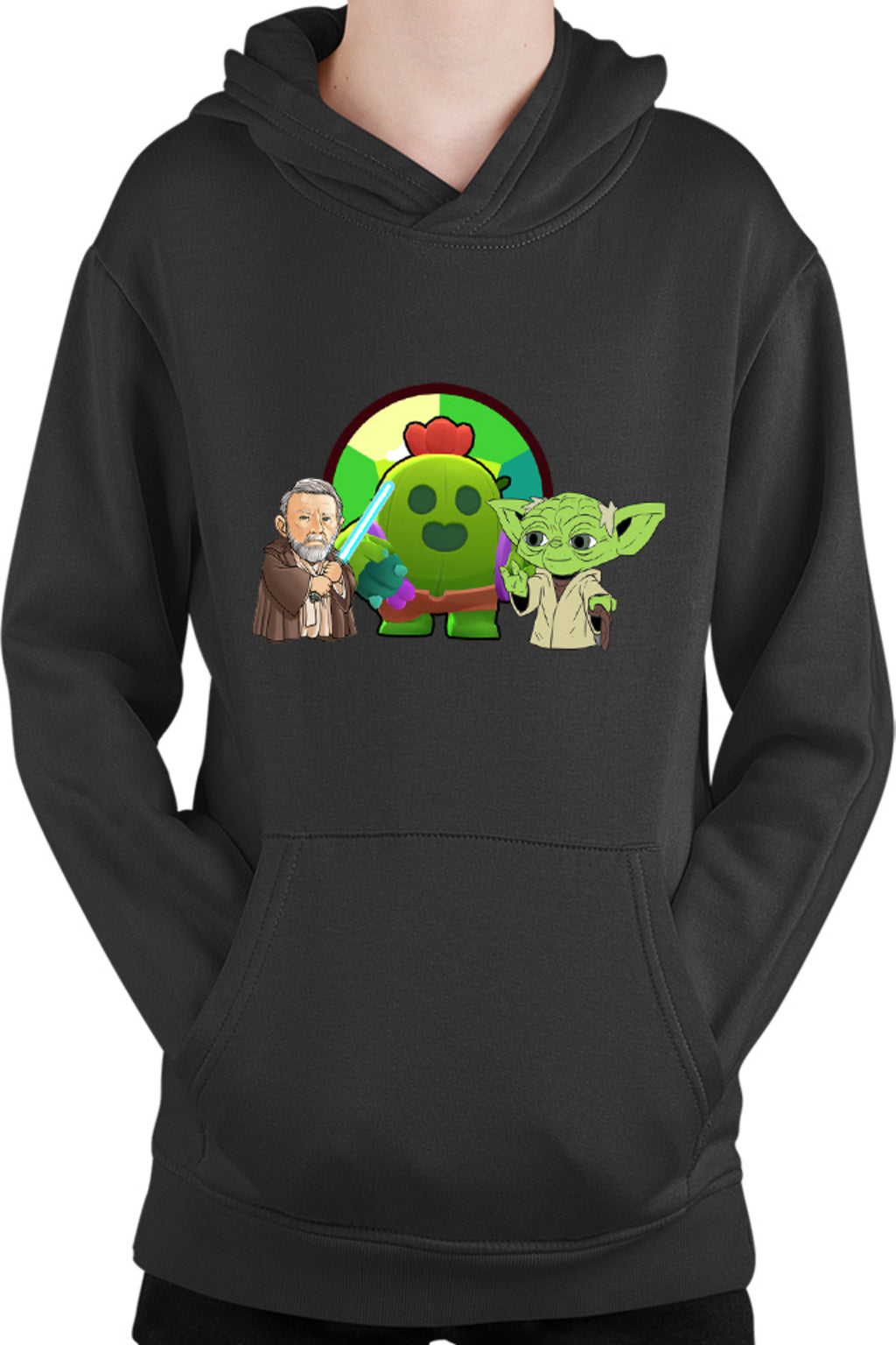 Hanorac copii Brawl Stars Cactus Flower Bio StarWars Obi Wan Kenobi Yoda