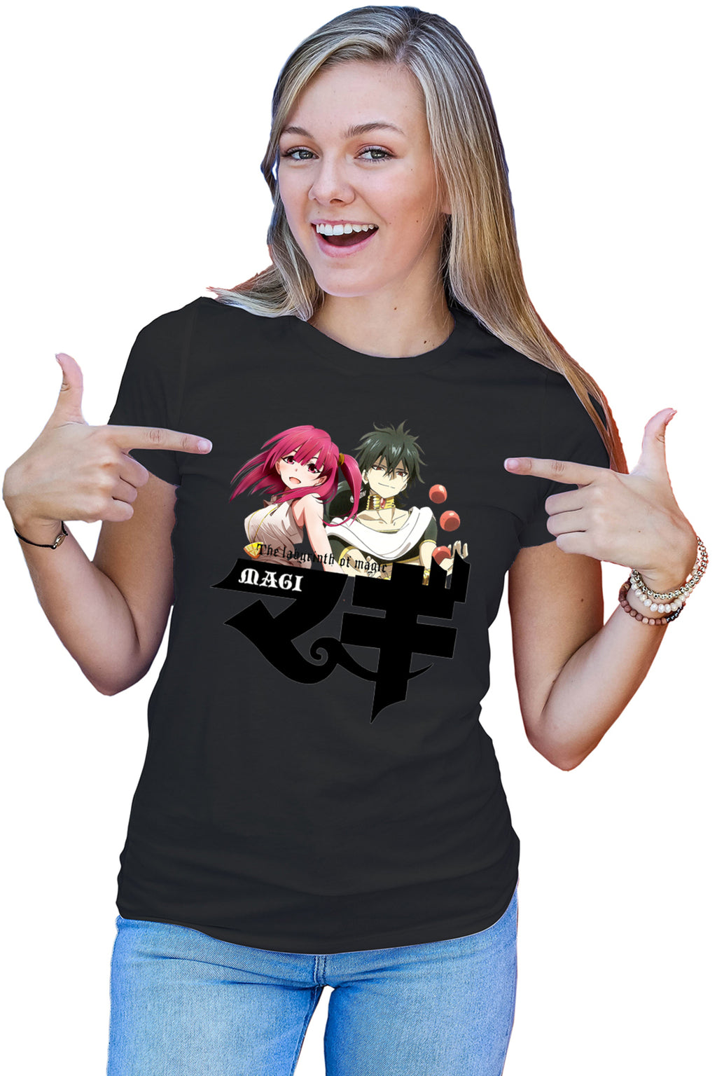 Tricou dama Magi The Labyrinth of Magic Morgiana Judar Red Balls