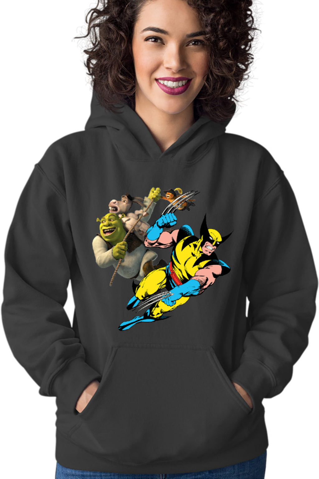 Hanorac dama Wolverine Shrek Rope Marvel DC