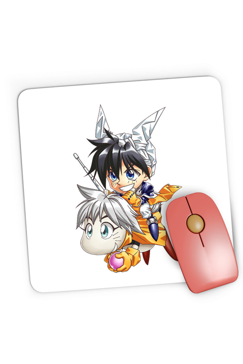 Mousepad Gaming Hoshin Engi Taikoubou Sibuxiang Chibi Fly Rod Otaku Naruto, 21x19 cm