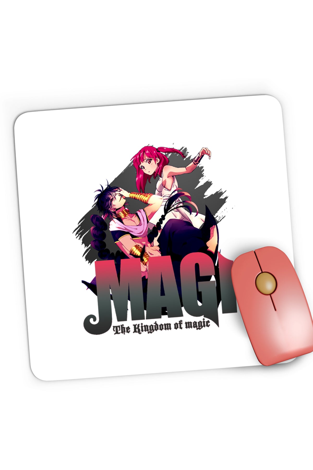 Mousepad Gaming Magi The Labyrinth of Magic Morgiana Judar Black Cromatics, 21x19 cm