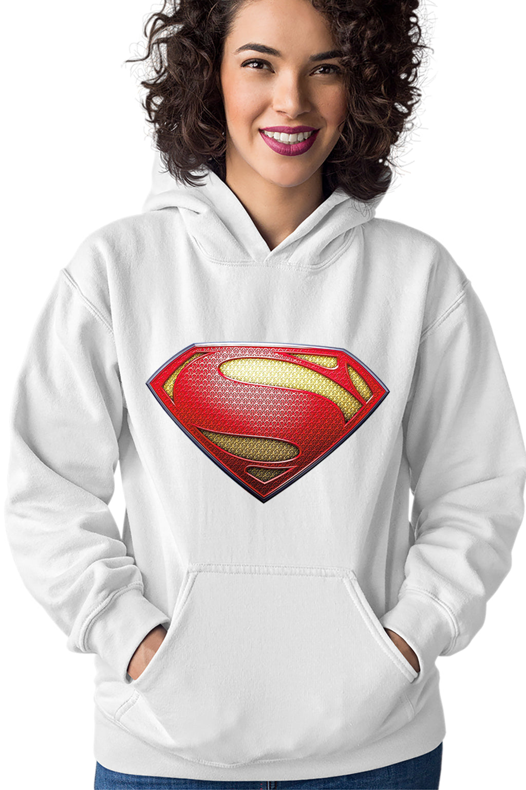 Hanorac dama Superman Logo Desene Animate Redson Marvel