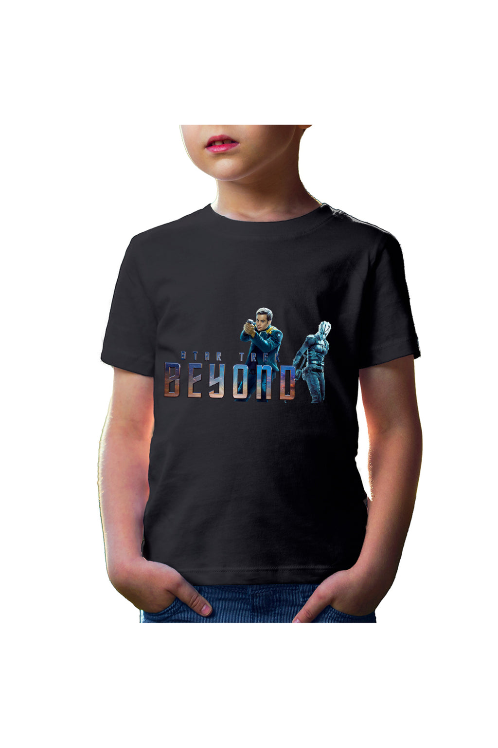 Tricou copii Star Trek Beyond SF Movie Borg Starship
