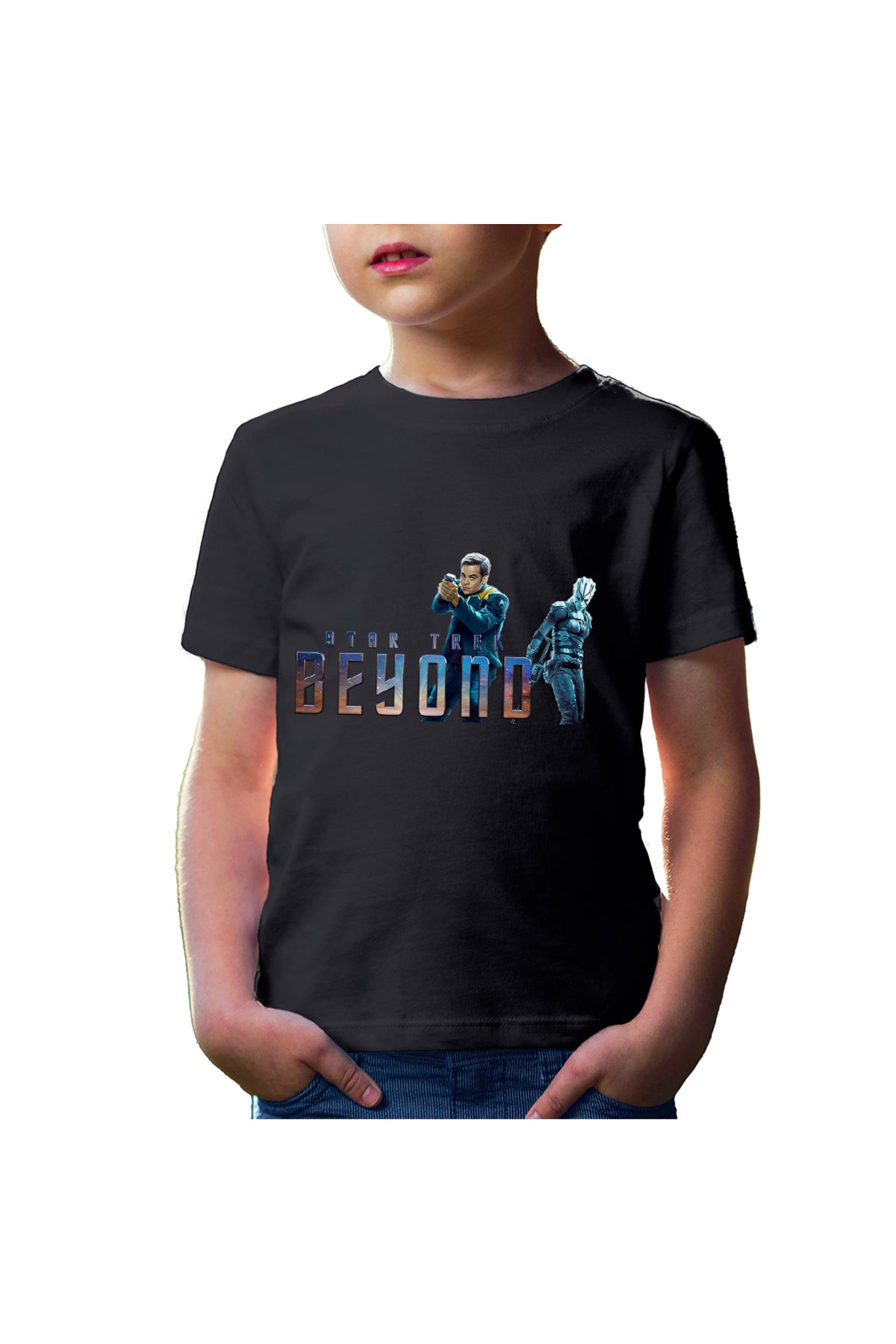 Tricou copii Star Trek Beyond SF Movie Borg Starship