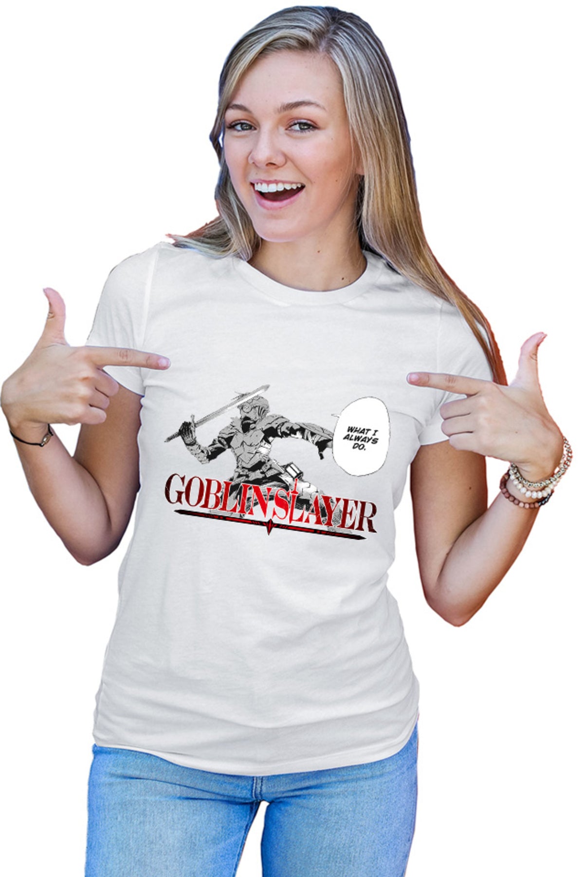 Tricou dama Goblin Slayer Claymore Knight Fast Anime Shounen Martial Arts