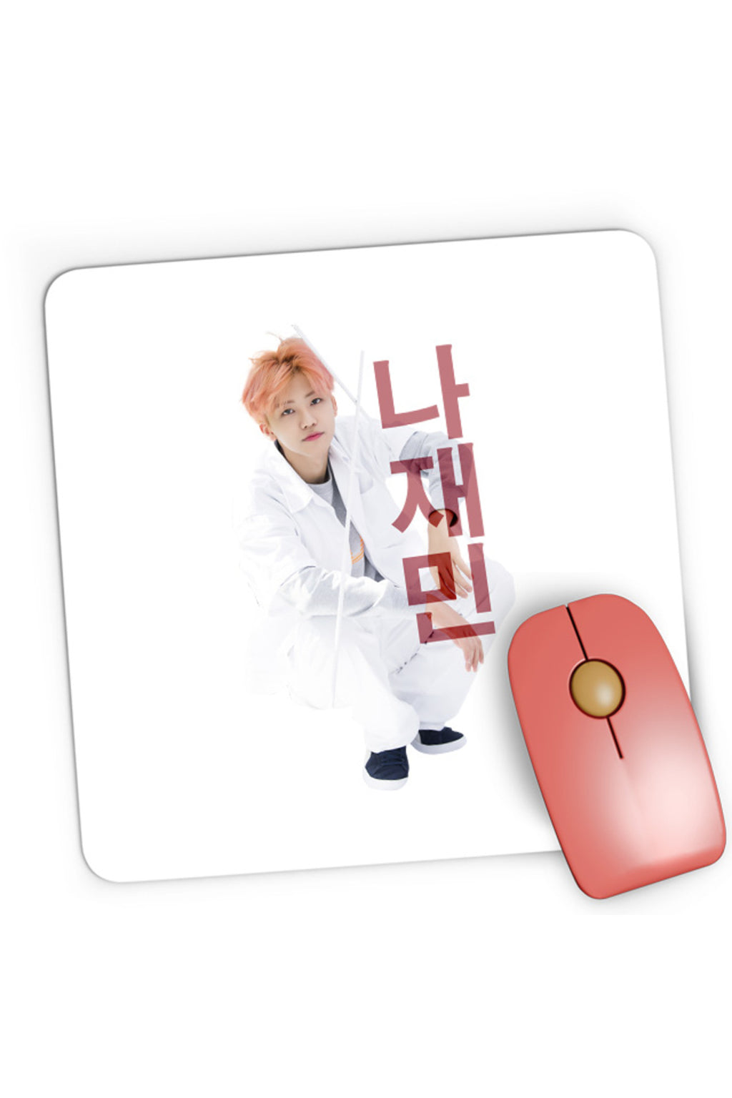 Mousepad Gaming NCT Jaemin Logo Concept Idol Stunning Baby Mochi, 21x19 cm