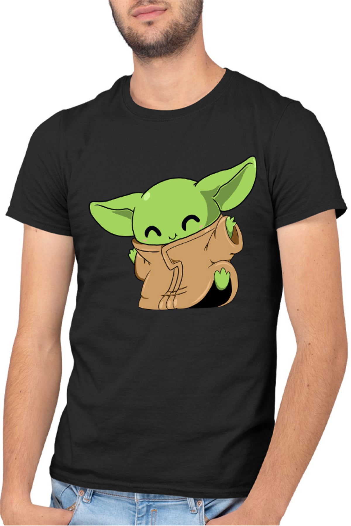Tricou barbati Baby Yoda Dance Happy Fun