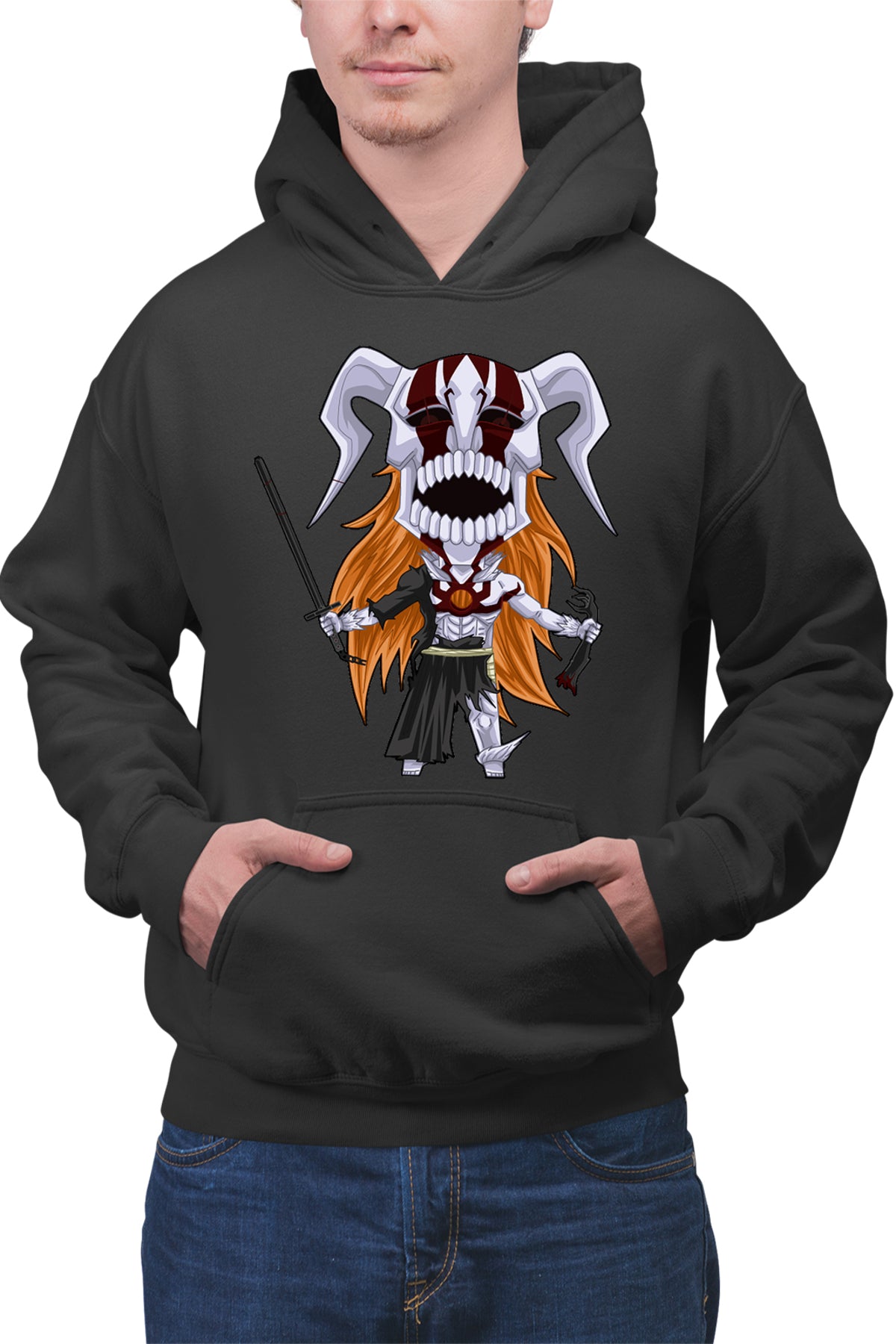 Hanorac barbati Bleach Anime Monster Meme Fox Manga