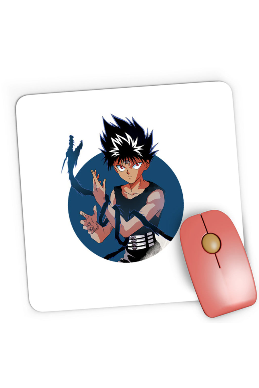 Mousepad Gaming Yu Yu Hakusho Hiei Third Eye Last Ability Dragon, 21x19 cm