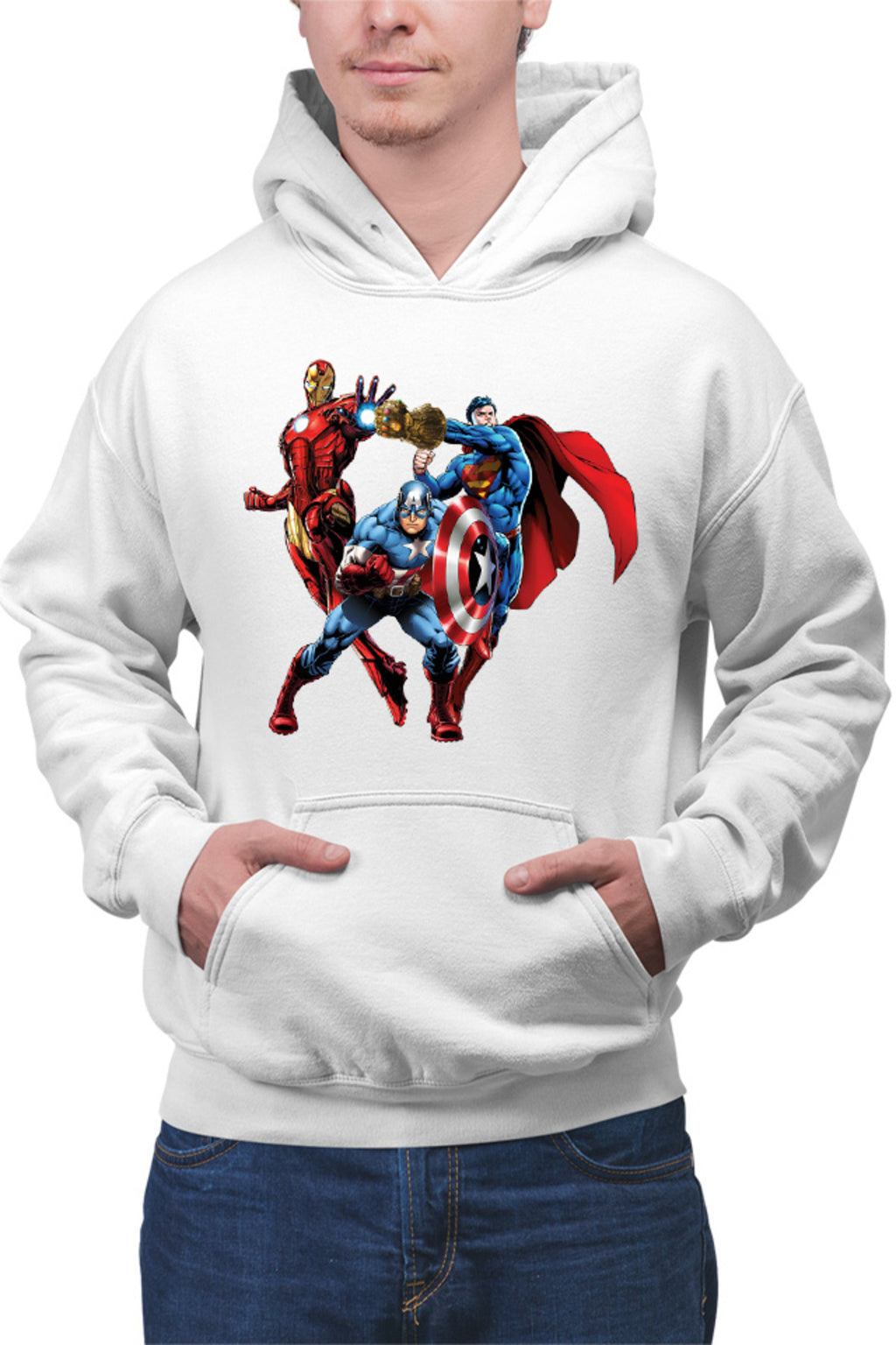 Hanorac barbati Thanos Gauntlet Mach Marvel Superman Ironman