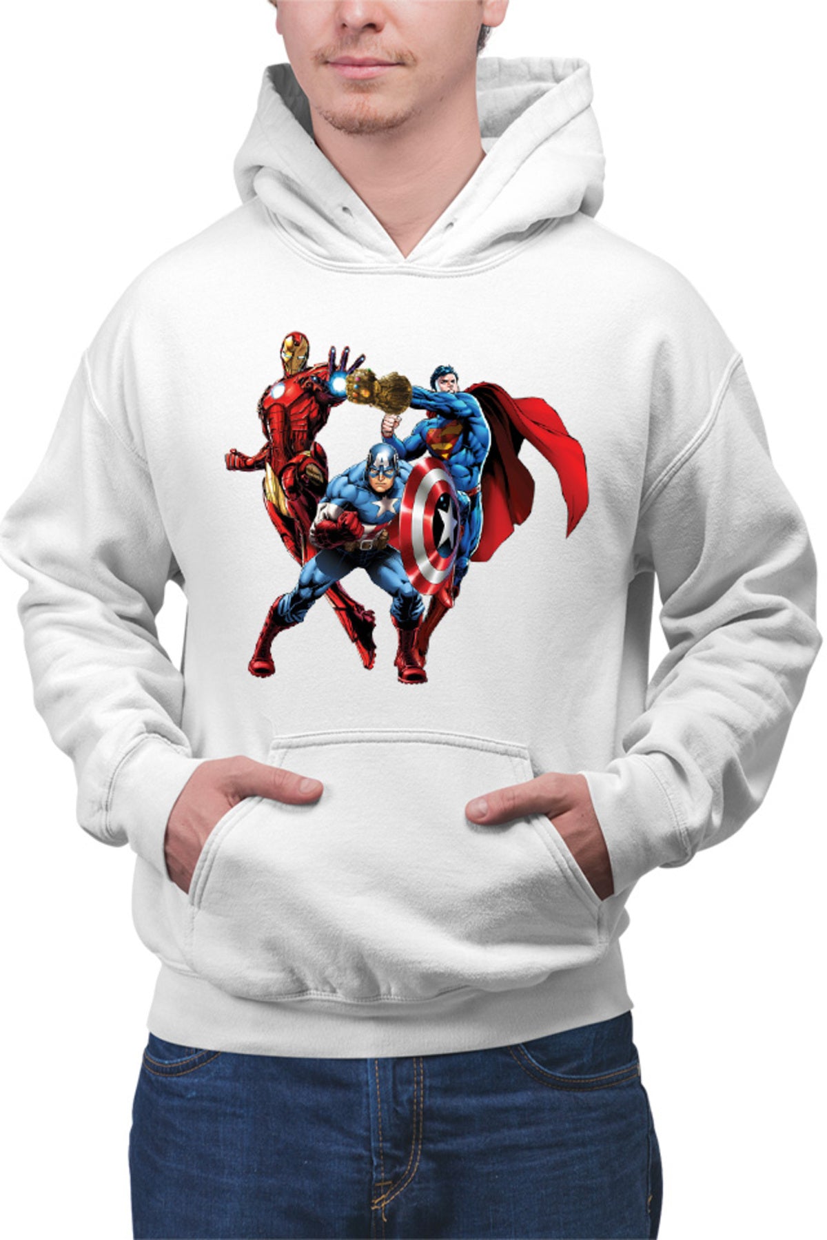 Hanorac barbati Thanos Gauntlet Mach Marvel Superman Ironman