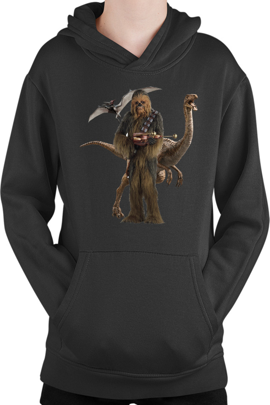 Hanorac copii Star Wars Chewbacca T-Rex Flying Dinossaur