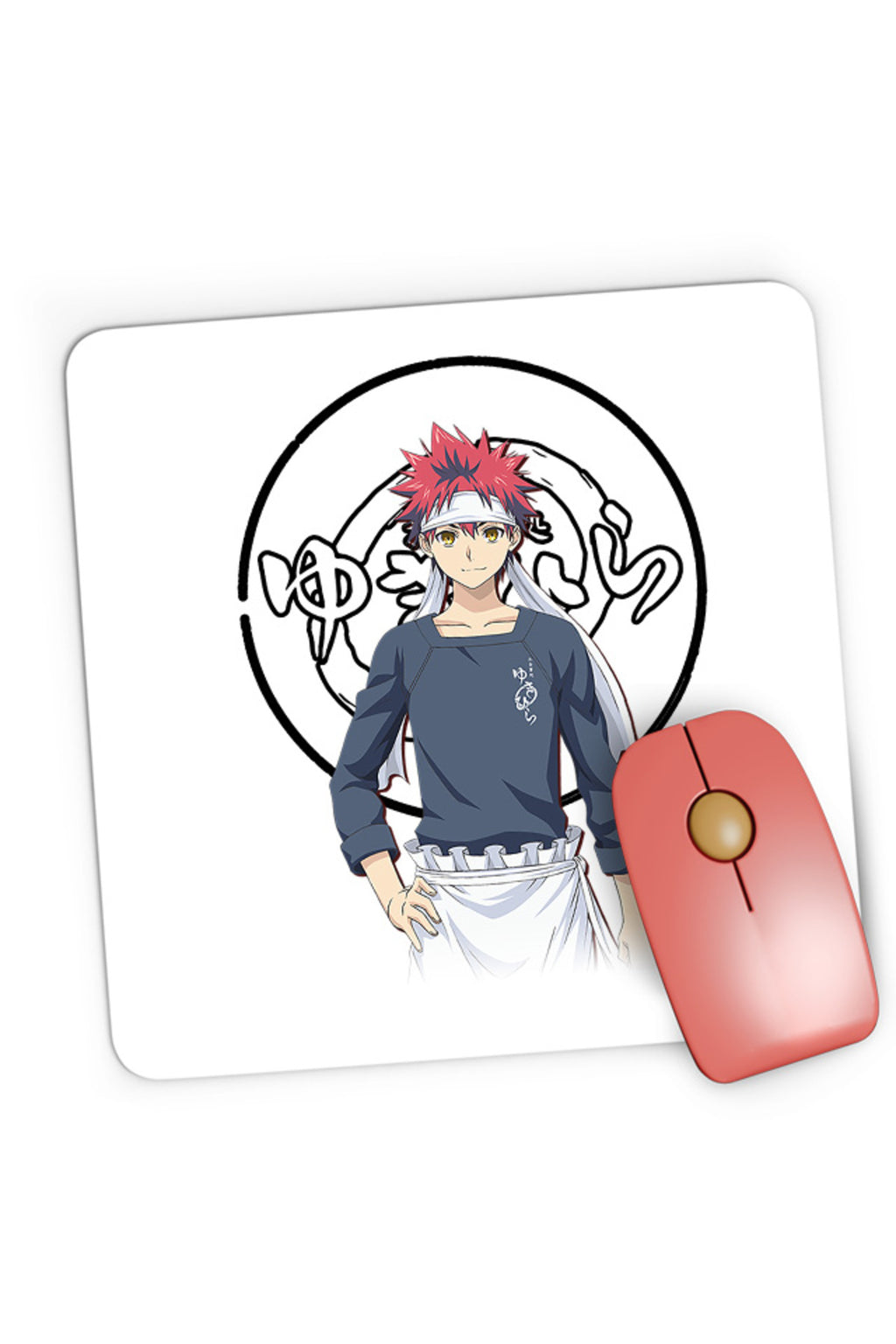 Mousepad Gaming Food Wars Soma Signature Plate Cooker, 21x19 cm