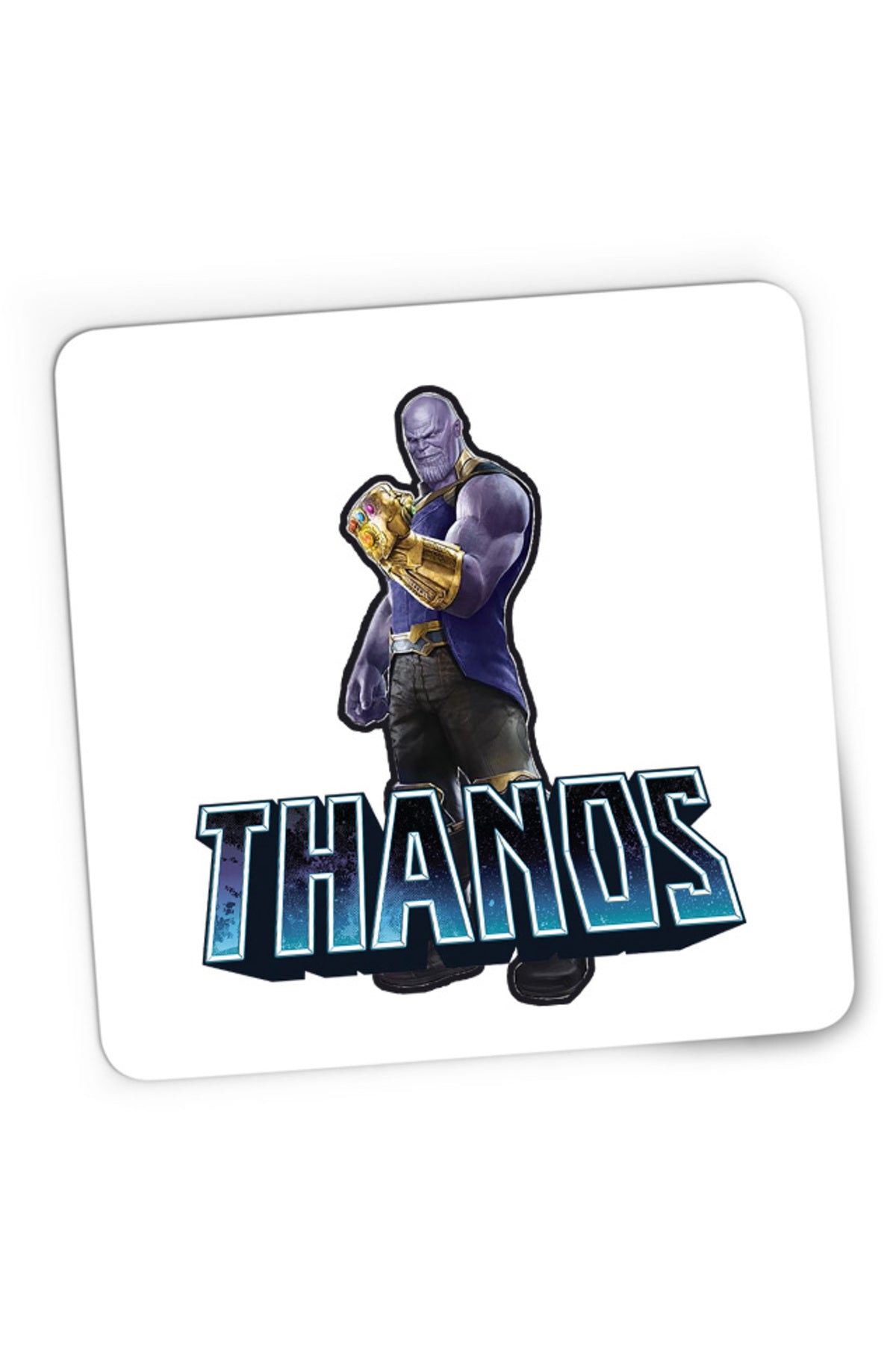 Mousepad Gaming Thanos Moon Titan Infinity Watch Black Order, 21x19 cm