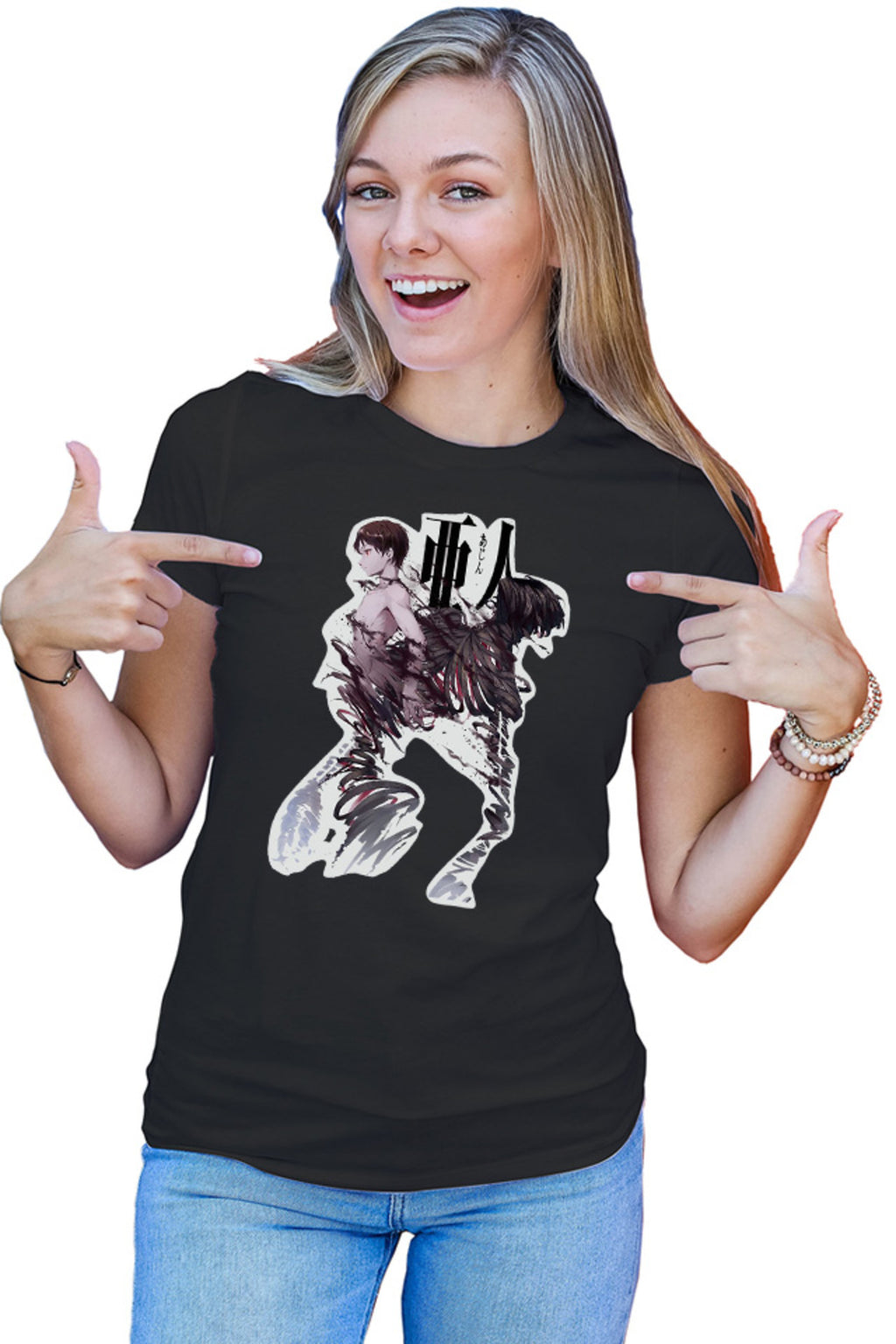 Tricou dama Ajin Non Destructive Biological Weapons Anime Cosplay