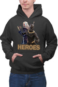 Hanorac barbati Black Panther Witcher Gerald Vampires Medieval